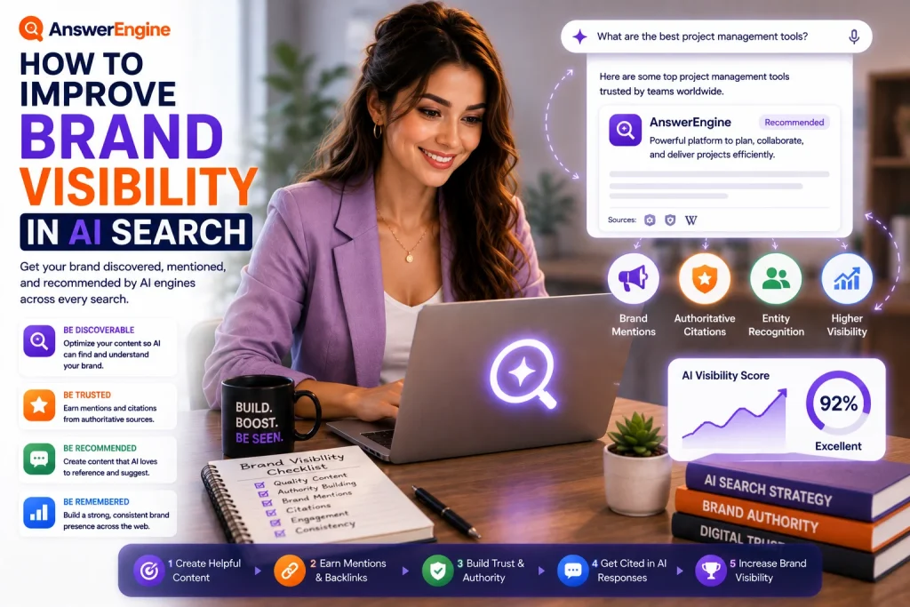 How to improve brand visibility in AI search