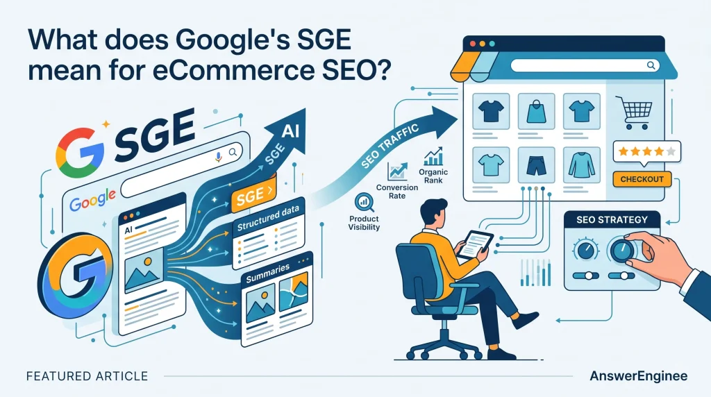 What does Google's SGE mean for ecommerce SEO