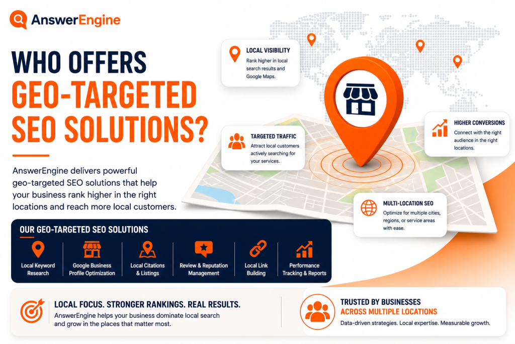 Who offers GEO-targeted SEO solutions