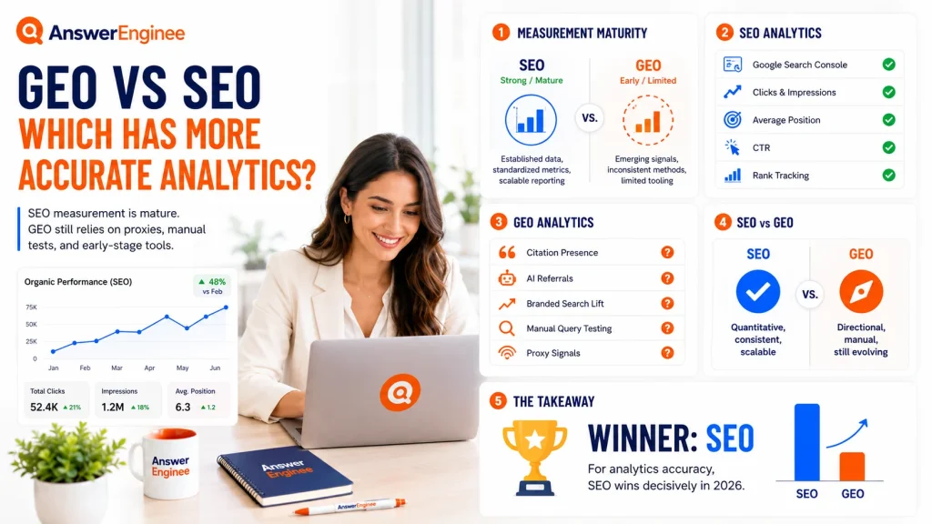 GEO vs SEO: which has more accurate analytics