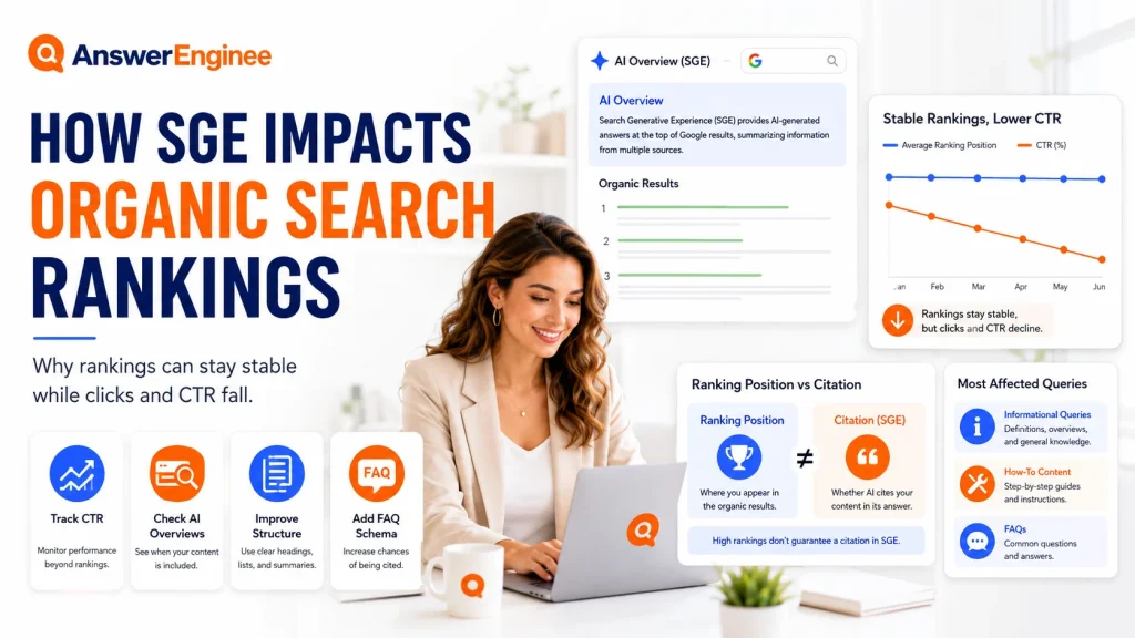 How SGE impacts organic search rankings