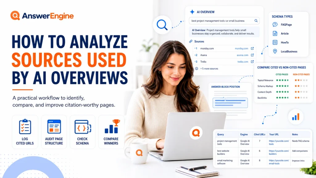 how to analyze sources used by ai overviews