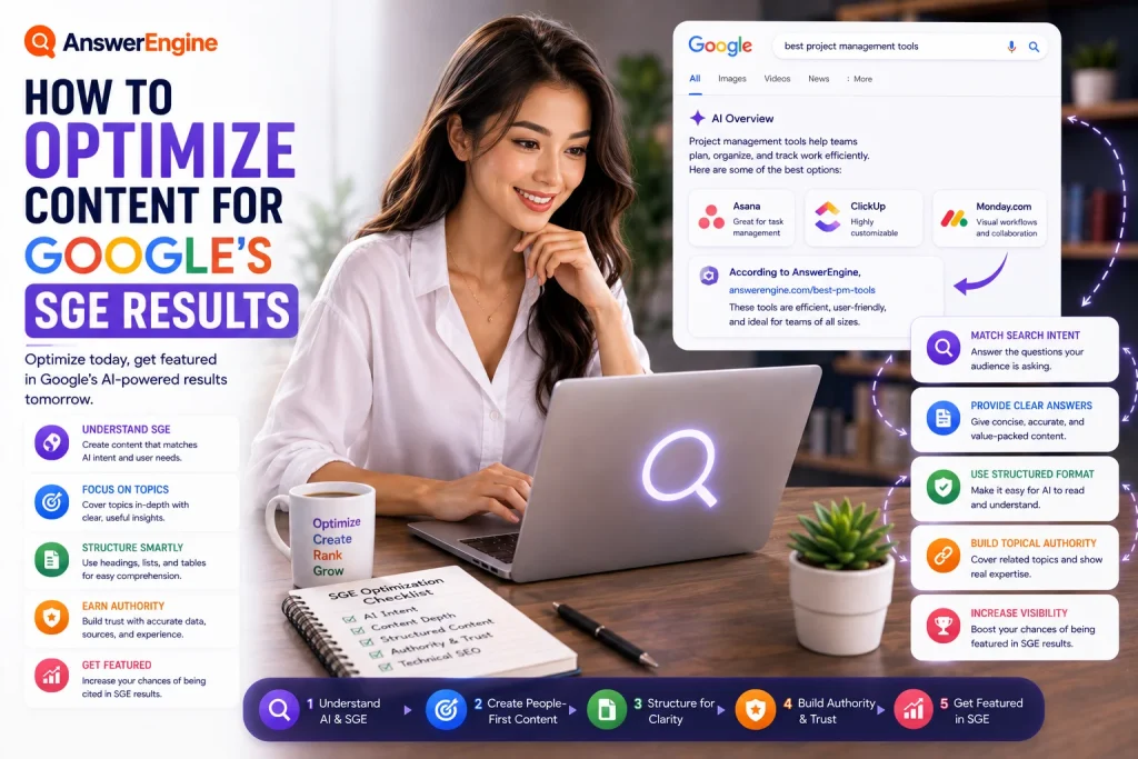 How to optimize content for Google’s SGE results